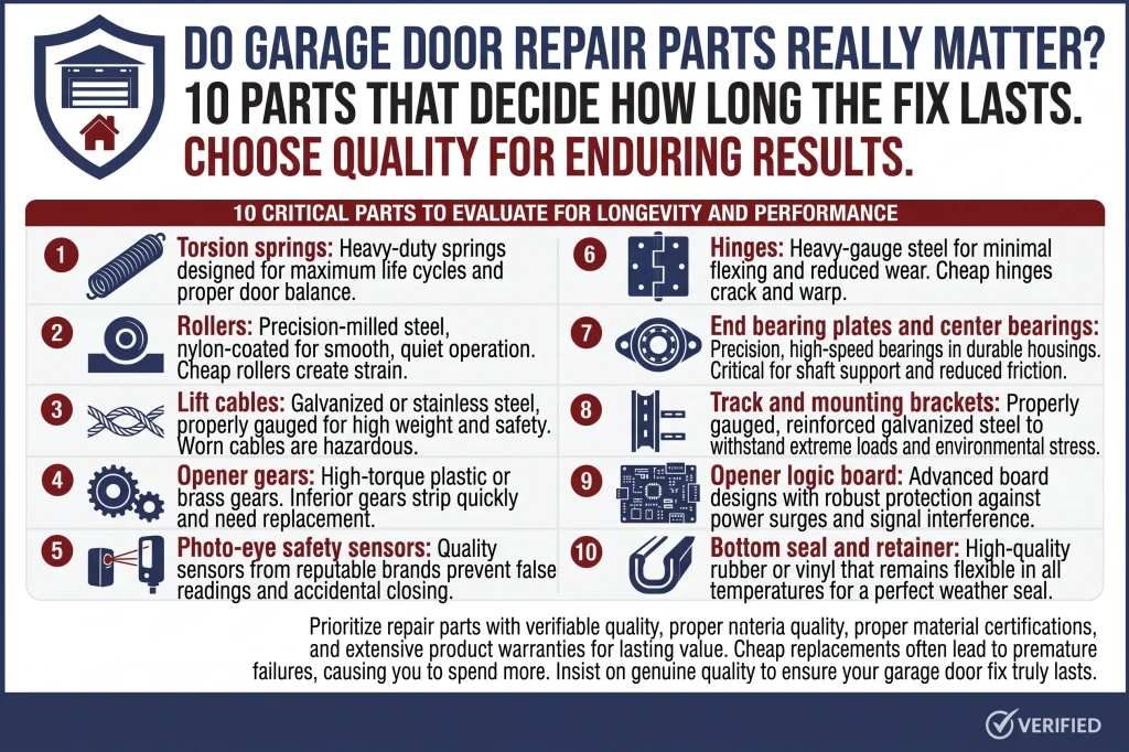 10 Parts That Decide How Long the Fix Lasts